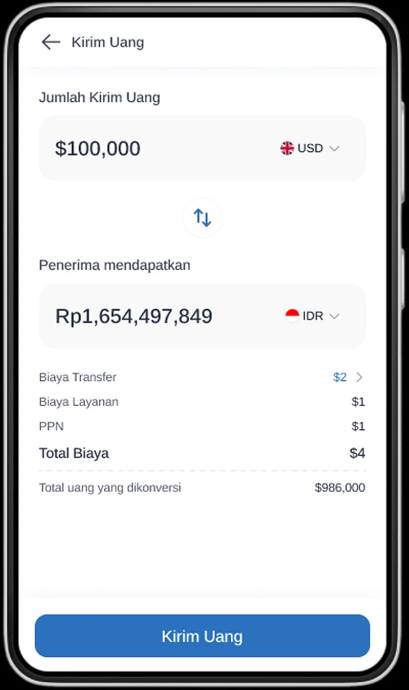 Layanan Keuangan & Remitansi Terintegrasi