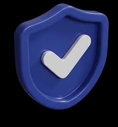 Ilustrasi perisai sebagai simbol rasa aman